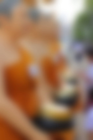 Blured large wax candles used at the festival.の写真素材