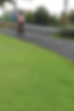 Blured road for pedestrians and bicyclesの写真素材