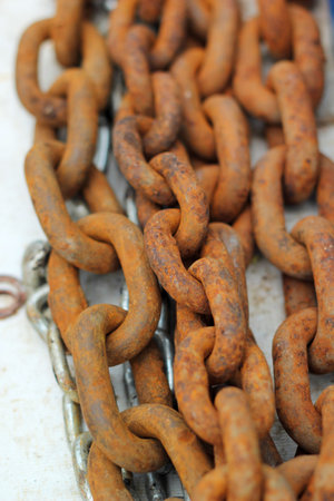 Tow old chain for car