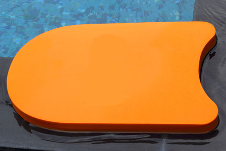 Kickboard in the swimming pool.の写真素材