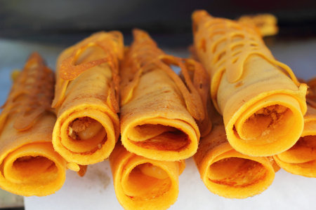 pancake snack in the market