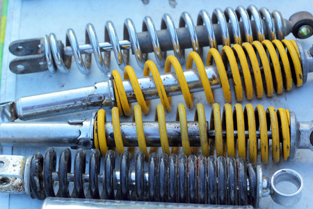 shock absorber car background textureの写真素材