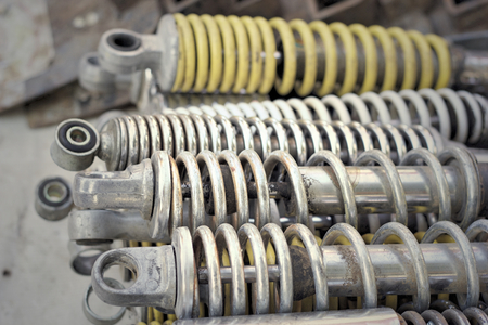 shock absorber car background textureの写真素材