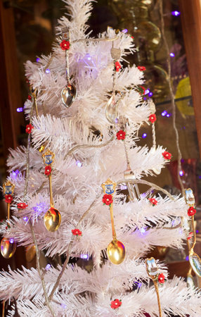 white christmas tree