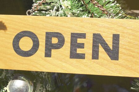 Signs symbolize open.の写真素材