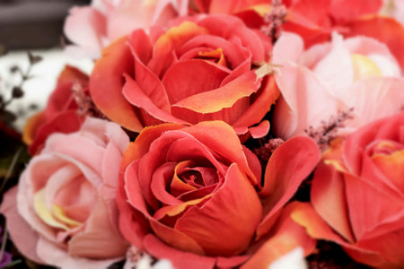beautiful of rose artificial flowers
