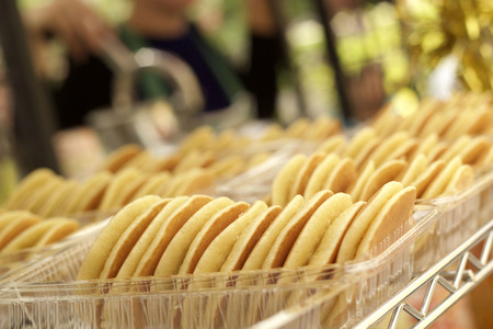 close up  pancake for snackの写真素材