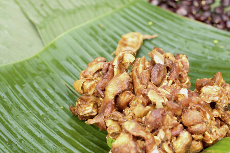 Ripe tamarind fruit for cookingの写真素材