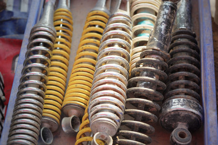 shock absorber car background texture