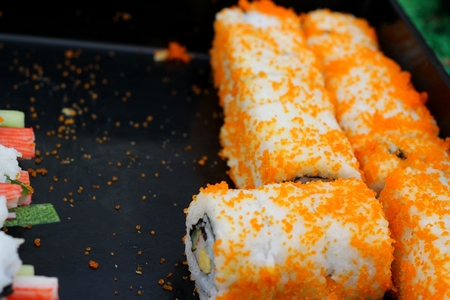 Japanese sushi traditional delicious - japanese foodの写真素材