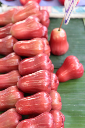 rose apple in the market