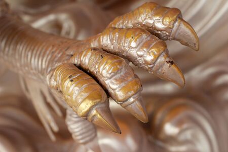 Sculpture - dragons - patterned on the temple.の写真素材