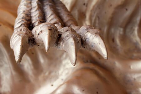 Sculpture - dragons - patterned on the temple.の写真素材