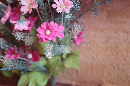 Beauty decoration of artificial flowerの写真素材