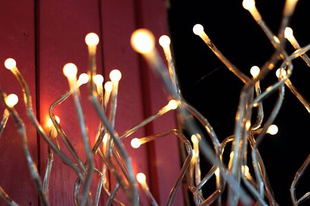 Vintage light bulb many of beautifulの写真素材