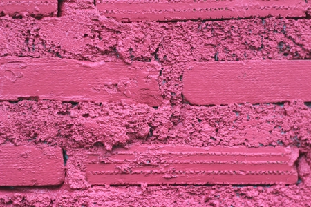 Red stone wall background textureの写真素材