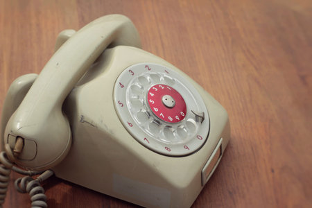old phone of vintage style