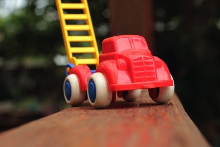 Toy cars are available for children.の写真素材