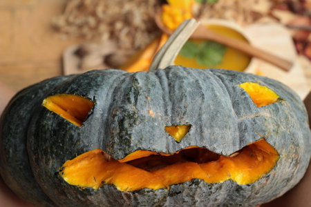 Halloween pumpkinの写真素材