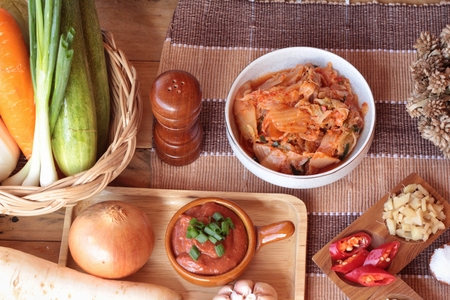 Kimchi of korean food traditionalの写真素材