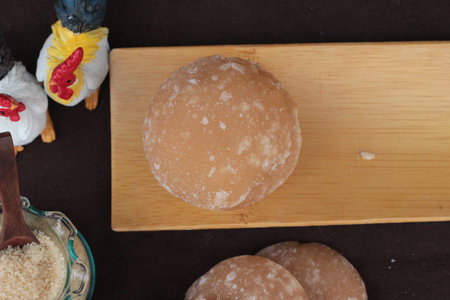 Palm sugar sweet of traditional for cooking