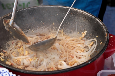 Fried noodles of deliciousの写真素材