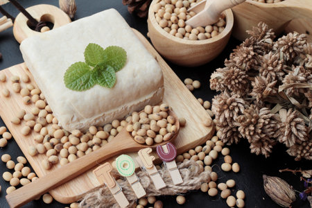 Tofu and soybeans is delicious