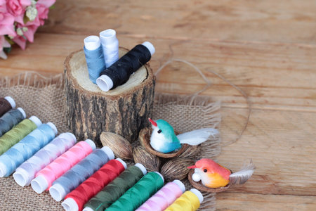 Sewing Supplies ,scissors thread with and scissors