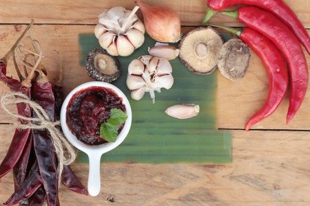Korean red pepper paste gochujang for cookingの写真素材