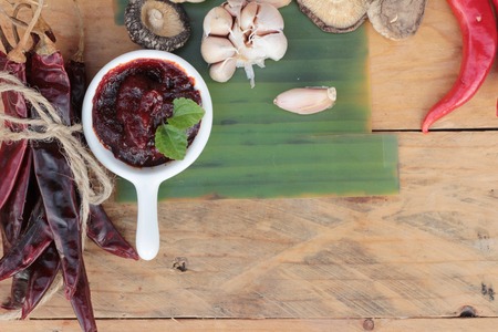 Korean red pepper paste gochujang for cookingの写真素材