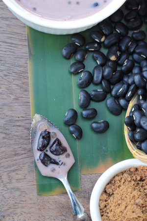 Black Eyed peas with coconut milk is deliciousの写真素材