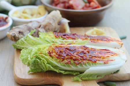 Kimchi of korean food traditional is deliciousの写真素材