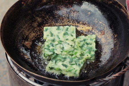 steamed dumpling stuffed with garlic chives deliciousの写真素材