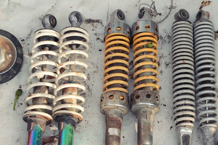 shock absorbers carの写真素材