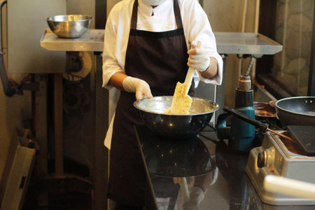 Making to chocolate at sweet is delicious