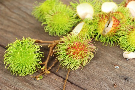 Rambutan ,Thai fruitの写真素材