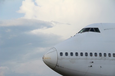 Plane with skyの写真素材