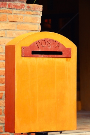 Mail box vintage style with the natureの写真素材