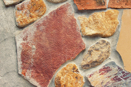 Old brick wall at beautiful vintage style