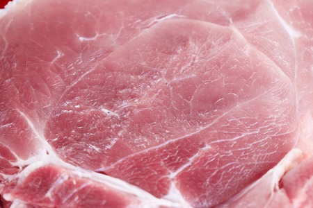 Raw pork for cooking at street foodの写真素材
