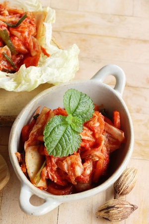 Kimchi of korean food traditional is deliciousの写真素材