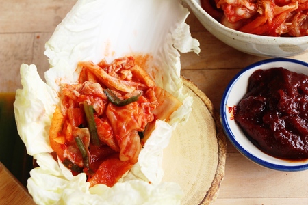 Kimchi of korean food traditional is deliciousの写真素材