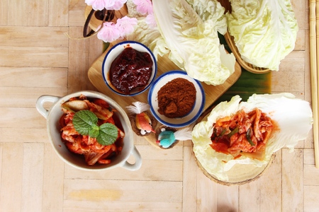 Kimchi of korean food traditional is deliciousの写真素材