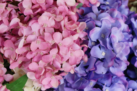 Beautiful vintage of artificial flowers at variety