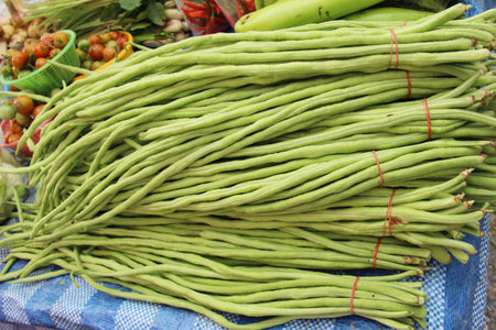 Long bean for cooking at street food