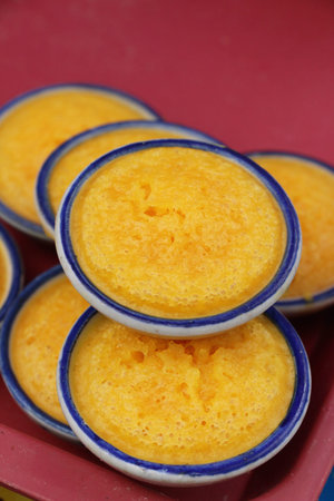 Toddy Palm Cake (Kanom Tarn) , Thai dessert