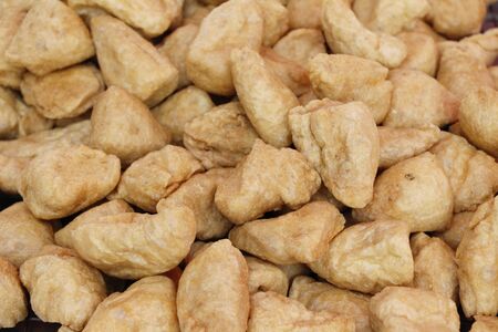 Fried meatballs is delicious at street foodの写真素材