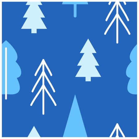 Knitting Christmas tree pattern texture background, traditional vector knit wool winter sweater xmas ornament illustration handknitting design of xmas knitwear backdropのイラスト素材