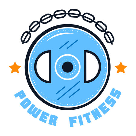 Fitness enthusiasts lifting a heavy blue weight at the gym, focused and determined. Blue gym barbell symbolizing strength and power in a workout.のイラスト素材