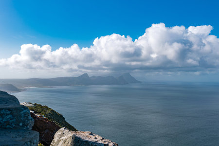 Atlantic Ocean, Cape of Good Hope landscape. South Africa travel destination